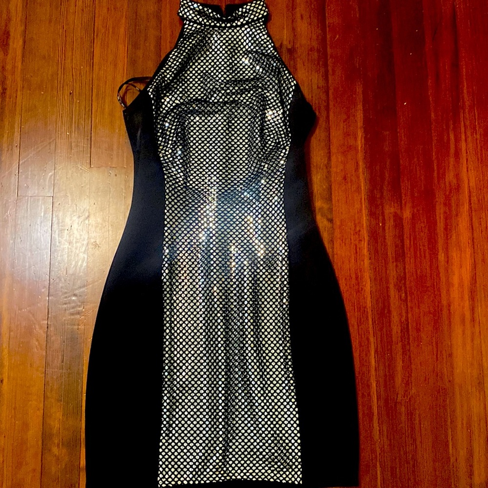 Stretch halter dress
